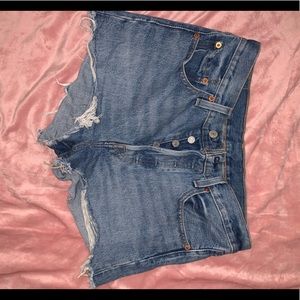 Levi’s high waisted shorts